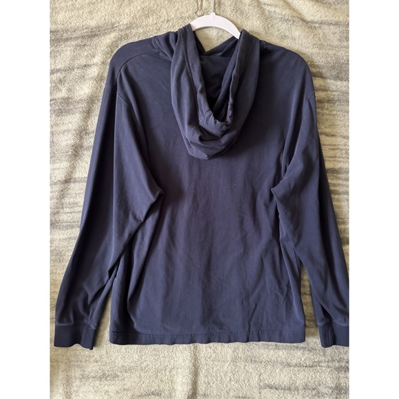 Nike Sportswear Club Fleece Navy Blue Hoodie Mens Sz L Sweatshirt 804346-451 - Picture 2 of 5